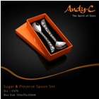 Andy C Elephant Range Sugar & Preserve spoon set